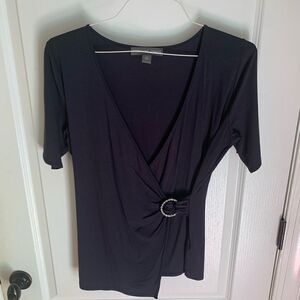 New Josephine Chaus faux wrap top